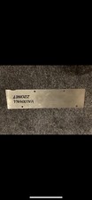 Z20net metal plate for sale  HALIFAX