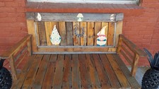 Patio bench natural for sale  Clarksburg