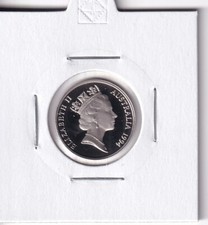 PROVA AUSTRALIANA: 1994 MOEDA DE 5 CENTAVOS EM SUPORTE 2X2 #1993 comprar usado  Enviando para Brazil