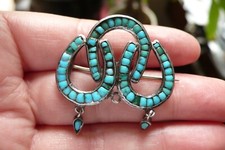 Victorian turquoise silver for sale  LONDON