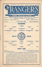 Rangers east fife for sale  CUPAR