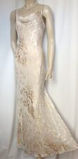 Abendkleid seide creme gebraucht kaufen  Bad Teinach-Zavelstein