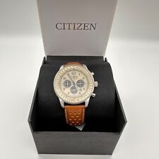 Citizen CA4500-08X Eco-Drive Weekender, relógio de quartzo cronógrafo couro inoxidável comprar usado  Enviando para Brazil