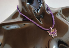 Amethyst anhänger halskette gebraucht kaufen  Deutschland