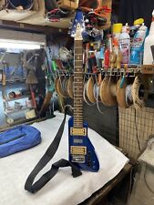 Guitarra de viagem Austin Hatchet pescoço azul através, usado comprar usado  Enviando para Brazil