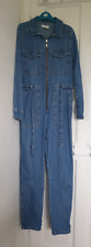 Topshop denim jumpsuit for sale  SHERBORNE