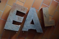 Werbung buchstabe zinkblech gebraucht kaufen  Kressbronn