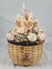 Wicker seashell basket for sale  Waterloo