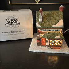 Department 56 Dickens Village T. Loja de frutas e especiarias Wells” 5924-2 (1988) comprar usado  Enviando para Brazil