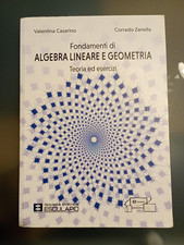 Fondamenti algebra lineare usato  Cassola