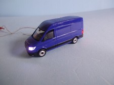 VW Crafter Kastenwgn, Herpa 092982-003,  mit Beleuchtung, blau,  mit OVP, 1 : 87 comprar usado  Enviando para Brazil