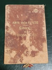 Libretto ricognizione riconosc usato  Arezzo