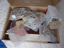 Carton vrac timbres d'occasion  Le May-sur-Èvre
