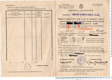 Documento regno italia usato  Monza