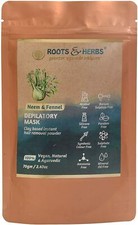 RAÍCES Y HIERBAS Neem e Hinojo Depilatorio Ubtan (polvo) para Depilación segunda mano  Embacar hacia Mexico