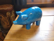 Blue ceramic pig for sale Blue ceramic pig for sale  Alton