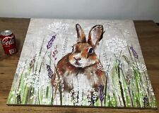 Rabbit hare canvas for sale  KINGSBRIDGE