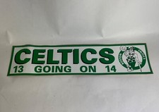 Usado, Adesivo anos 80 Boston Celtics "13 going on 14" - Verde/branco NBA basquete comprar usado  Enviando para Brazil
