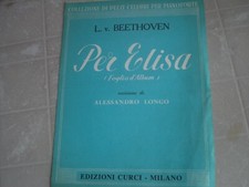 Spartito pianoforte beethoven usato  Salerno