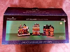 Led christmas village for sale  HUDDERSFIELD