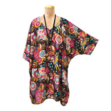 Deslumbrante Top Kaftan Plus Size Tamanho Único Reino Unido 20 22 24 26 28 30 32 comprar usado  Enviando para Brazil