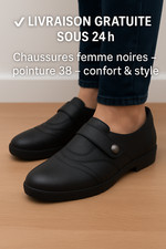 Chaussures noires confort d'occasion  Saint-Cyr-sur-Loire