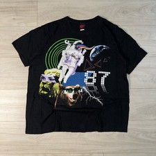 Camiseta Vintage Y2K Mad Engine MTV Arte Abstrata Adulto Extra Grande Arte Preta Anos 90 Música comprar usado  Enviando para Brazil