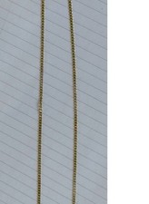 Gold chain inch for sale  SWANSEA
