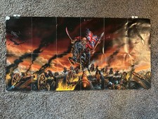 POSTER CAPA ÁLBUM IRON MAIDEN Inglaterra 88 28 x 14 comprar usado  Enviando para Brazil