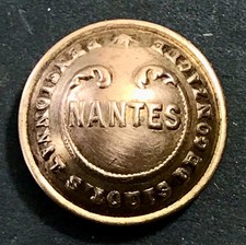 Ancien bouton bombé d'occasion  Nantes-