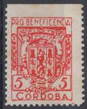CORDOBA - Beneficencia -  5 Cts  Local Nacional  Spain Civil War, usado comprar usado  Enviando para Brazil