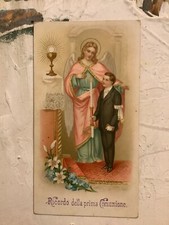 Santino antica cromolitografia usato  Prato
