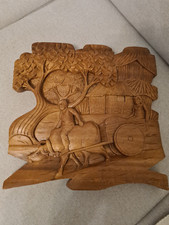 Altes holzrelief wandbild gebraucht kaufen  Halberstadt