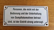 Deutsche bahn metallschild gebraucht kaufen  Celle