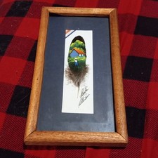 Feather art signed for sale  Worthington