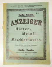 Hall Display Indústria Metalúrgica Metallleben Maschinenleben 1912 Nº 24, usado comprar usado  Enviando para Brazil