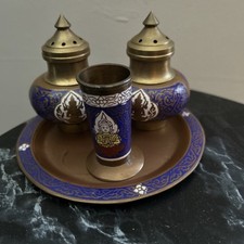 Vintage brass condiment for sale  STOKE-ON-TRENT