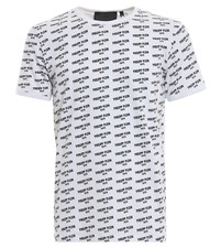 Camiseta PHILIPP PLEIN 1978 Estampa de Logotipo Total GG Branca STRETCH SLIM FIT comprar usado  Enviando para Brazil