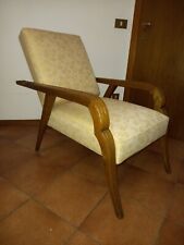 Poltrona legno vintage usato  Italia