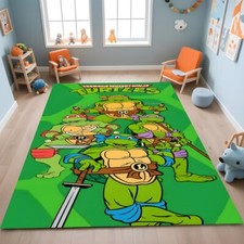Usado, Tapete Tartarugas Ninja, Decoração de Quarto de Animais, Tapete de Desenho Infantil, Tapete Tartaruga Power, Meninos Legais  comprar usado  Enviando para Brazil