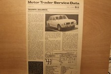 Original triumph dolomite for sale  IPSWICH