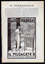 Radio marelli musagete usato  Cirie