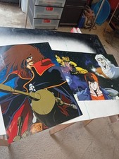 Poster capitan harlock usato  Italia