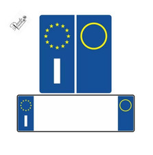 Adesivi targa auto usato Adesivi targa auto usato  Caserta