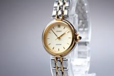 [Quase em perfeito estado] Seiko Exceline 3F31-0B50 relógio feminino prata dourada Qz vintage Japão comprar usado  Enviando para Brazil