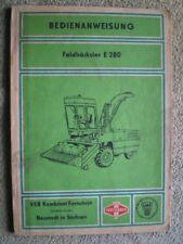 Feldhäcksler 280 bedienanweis gebraucht kaufen  Potsdam