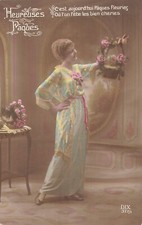 Heureuses paques femme d'occasion  Vasles