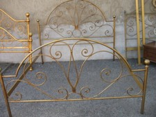 Letto ferro riccioli usato  Italia