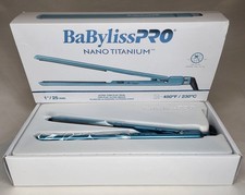 Alisador BaBylissPRO Nano Titanium ultrafino 1" ferro plano azul 1 polegada comprar usado  Enviando para Brazil