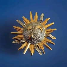 Broche soleil doré d'occasion  Soisy-sous-Montmorency